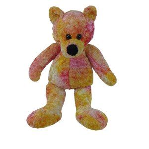 Peek A Boo Toys Tie-Dye Bear Plush 15" Stuffed Animal